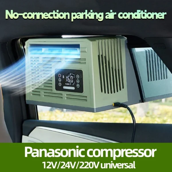 Portable Parking Air Conditioner Small Portable Car Energy Saving Air Conditioner Ductless: Hassle -Free for Car Window Mounting — Portable