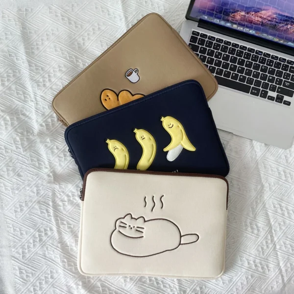 Computer Accessories Ins Cute Laptop Sleeves 13 13.3 14 15 15.6 Inch Cover for Macbook Air M213.6 Pro16 Shockproof Pouch Bag — MAC