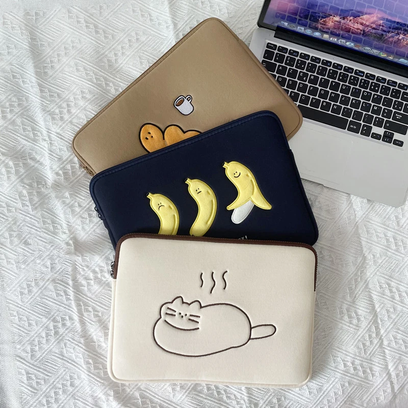 Computer Accessories Ins Cute Laptop Sleeves 13 13.3 14 15 15.6 Inch Cover for Macbook Air M213.6 Pro16 Shockproof Pouch Bag — MAC