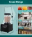 1.8L Electric Drink Mixer 2200W Milkshake Maker Soundproof Smoothie Machine Stainless Steel Electric Blender w/Timer, 23000RPM — MAC