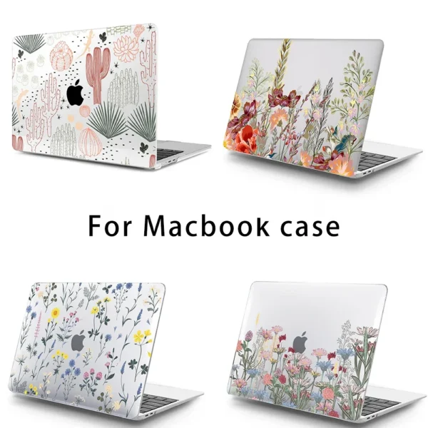New Transparent Print Hard Shell Case For MacBook Chip M1 Air 13 Pro 13 For Macbook New Pro 14 Pro 16 New Air13.6 M2 A2681 — MAC