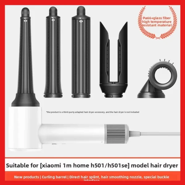 For Xiaomi H501/HS05SE Hair Dryer Accessories Hair Styler Nozzle Multi Hair Curler Hard Soft Smoothing Brush — Xiaomi