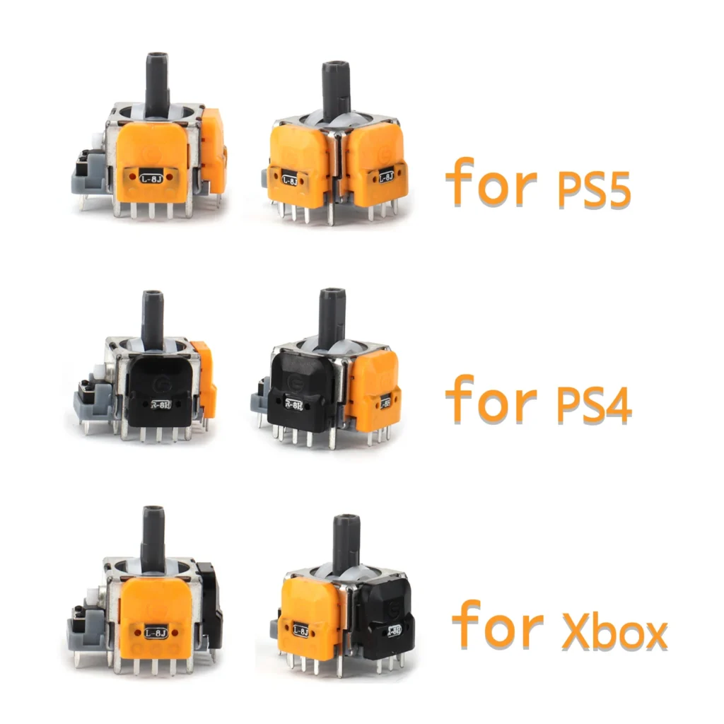 Replacement Hall Effect Joystick 3D Analog Sensor ThumbStick for PS5/PS4/Xbox One/Series Controller Repair Parts Accessory — Replacement