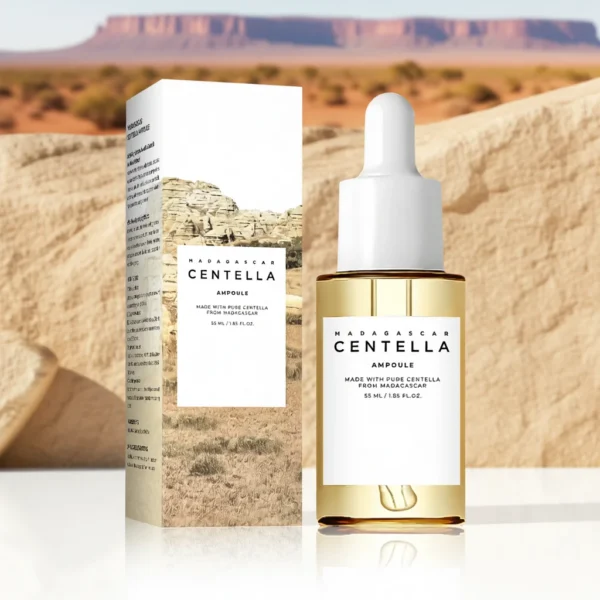 Madagascar Centella Asiatica Serum 55ml - Sensitive Skin Soothing Formula with Acne Support & Deep Moisturizing Care for Face. — Madagascar