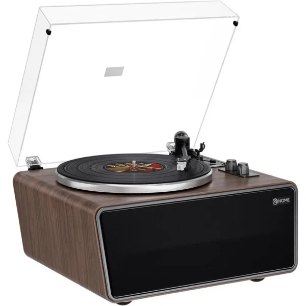 Bluetooth Turntable with 4 Stereo Speakers, 2-Speed Vinyl Player, USB Recording, AT-3600L — Bluetooth