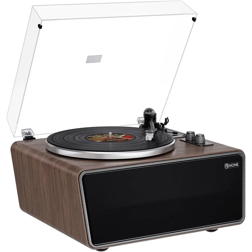 Bluetooth Turntable with 4 Stereo Speakers, 2-Speed Vinyl Player, USB Recording, AT-3600L — Bluetooth