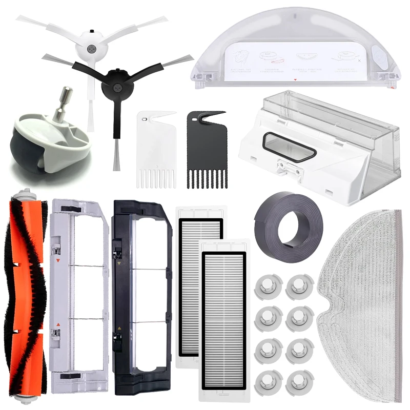 Sa651ab1daee84b218d99340032051324B.webp For XiaoMi Roborock S5 S50 S51 S55 S6 S60 S6 Pure Vacuum Cleaner Spare Parts HEPA Filter Mop Cloth Side / Main Brush Accessories — Xiaomi