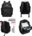 【New Arrival】Black Multi-Pocket Business Laptop Backpack, Water Resistant Professional Travel Daypack, Durable Office & Commute Bag for Men — Generic