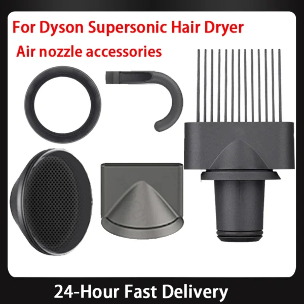 For Dyson Anti-flying Diffusion Nozzle Attachment Tool For Dyson Supersonic Hair Dryer HD08 HD01 HD15 Flyaway Attachment Nozzles — Dyson