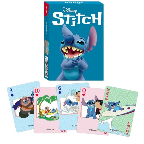 Disney Stitch Poker Lots-o'-Huggin' Bear Playing Cards Playing Cards Poker Indoor Family Entertainment Board Games — Disney