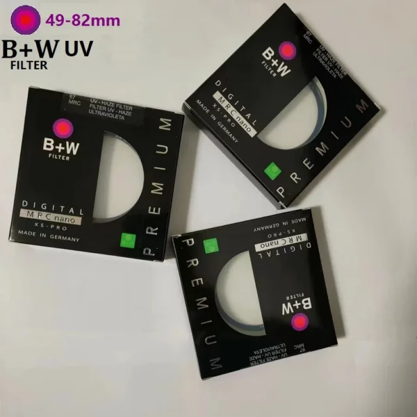 B+W Camera Filter 49_52_55_58_62_67_72_77_82mm UV Filter XS PRO MRC HAZE Protective Ultra Thin for Nikon Canon Sony Camera Lens — Sony