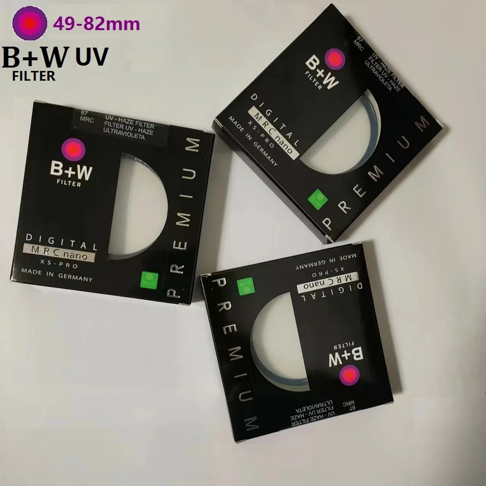 B+W Camera Filter 49_52_55_58_62_67_72_77_82mm UV Filter XS PRO MRC HAZE Protective Ultra Thin for Nikon Canon Sony Camera Lens — Sony