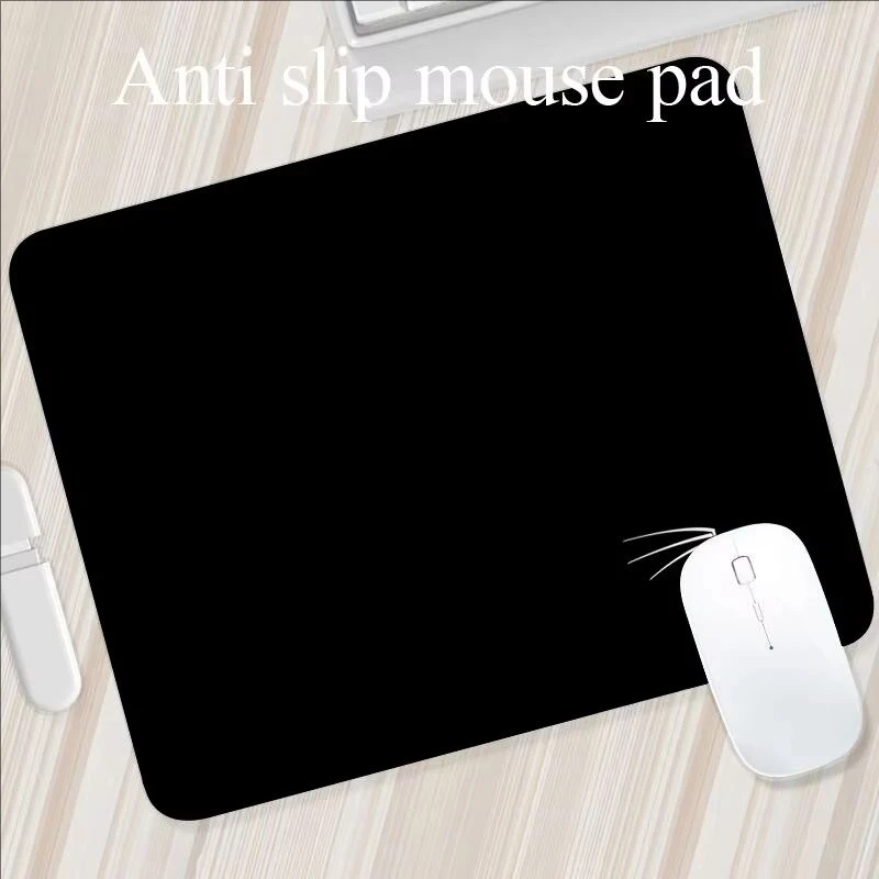 Mouse Pad Gaming Esports Mouse Pad Universal Desktop And Laptop Computer Simple And Pure Black Office Rubber Small Anti Slip Pad — Mouse