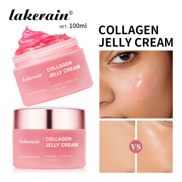Deep Hydrating Collagen Jelly Cream Moisturizing Tightening Soothing Anti-Aging Firmness Hydration Cream Skincare Cosmetics — Deep