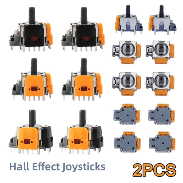 Replacement Hall Electromagnetic 3D Analog Joystick High Precision Hall Effect Thumb Sticks Joystick Rocker for PS4/PS5/Xbox One — Replacement