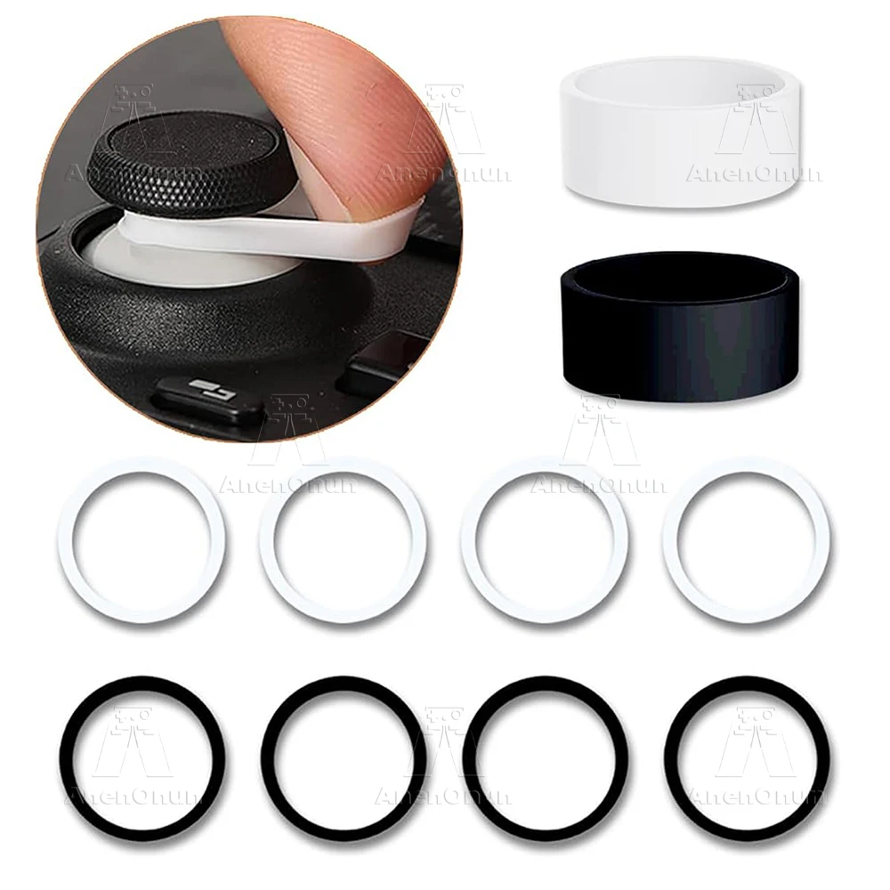 10PCS Controller Silicone Joystick Protectors Gamepad Thumbstick Protective Ring for PS5,PS4,Switch Pro,Xbox,Steam Deck,ROG Ally — Ring