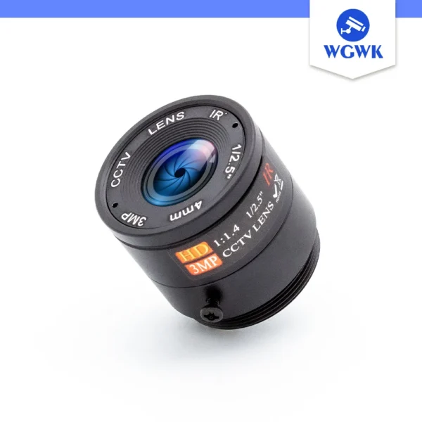 WGWK-C34A0 High Quality Industrial 3MP 4mm Fixed Focus CS Mount Lens CCTV Lens With 650 IR Filter For IP USB Cameras And Webcam — WGWK-C34A0