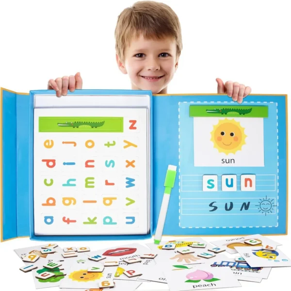 Letters and Numbers Set for Toddlers, 52Pcs Refrigerator Alphabet Magnets for Kids- Early Education Toy with English Cardboard P — Letters