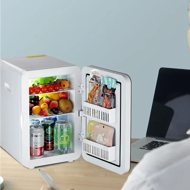 Household 220v 25L Mini Small Refrigerator Small Home Dormitory Car Home Dual-use Student Car System Refrigeration Single Use — Household
