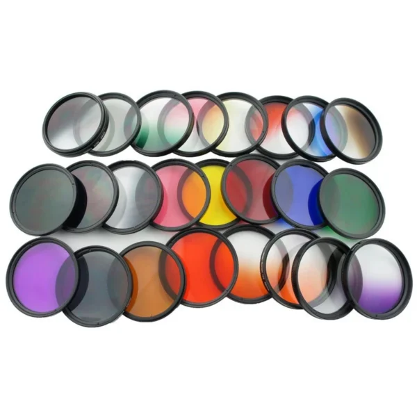 Lens filter Gradient ND Filter Full Color ND2 ND4 ND8 Red, Yellow, Green, Orange, Blue, Grey, Purple For GoPro Canon Nikon Sony — Sony