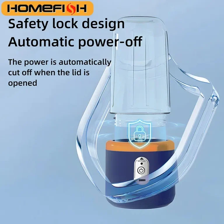 Portable Blender Bottle Electric 6 Blades Multifunction Juice Blender Fresh Juice Smoothie Blender Ice CrushCup Food Processor — Portable