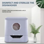 Countertop Electric Dish Washers Kitchen Dish Bowl Washing Machine Máquina Lavar Louça Portátil Small Dishwasher — MAC