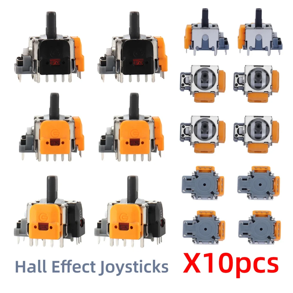 2-10PCS Replacement Hall Effect Joystick 3D Analog Joystick for PS5 PS4 Xbox One Controller ThumbStick Repair Parts Accessory — Generic