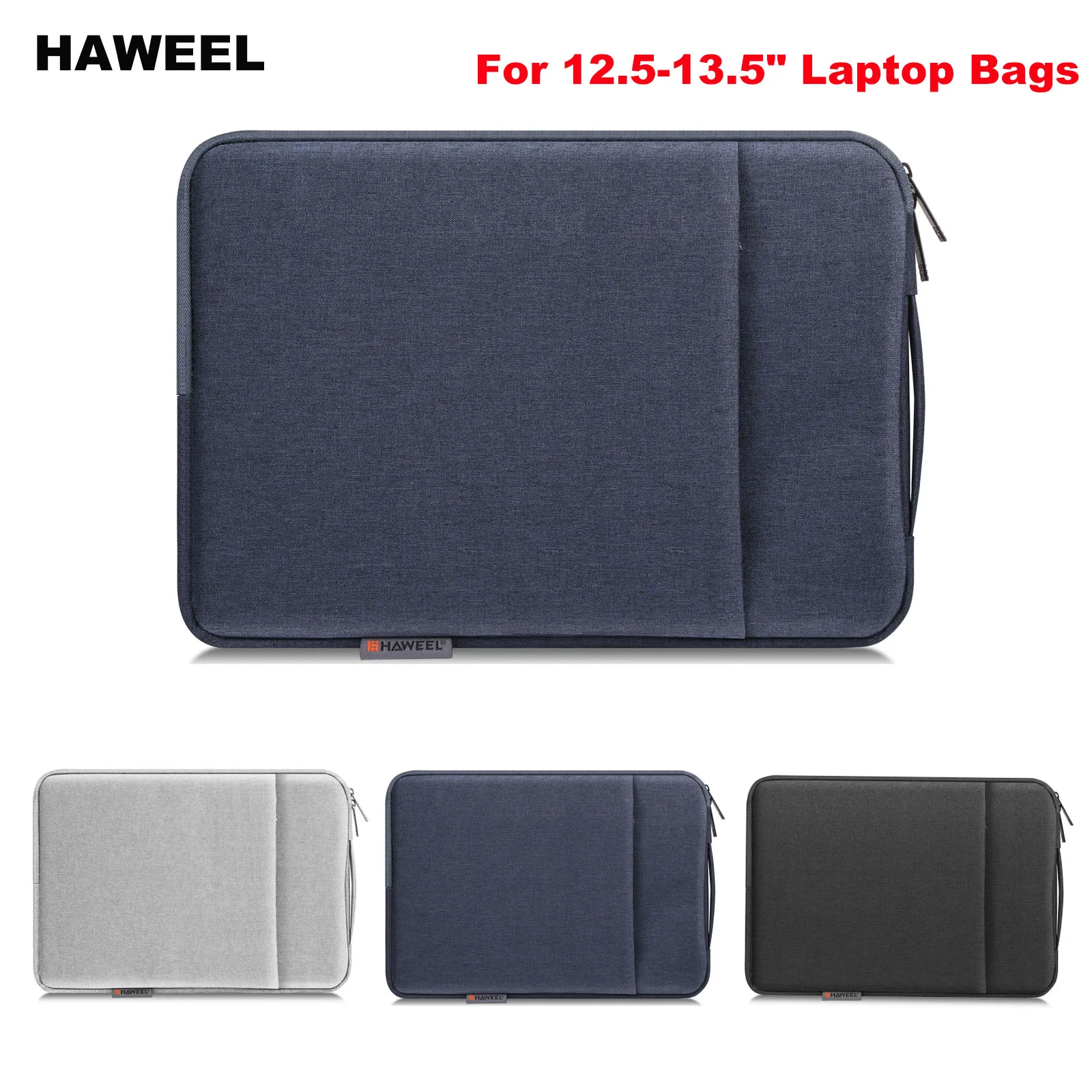 Sd194dd0905534392a7f8e87f3b1c7a42P.webp HAWEEL Laptop Sleeve Case Zipper Briefcase Bag with Handle for 12.5-13.5 inch Laptop — HAWEEL