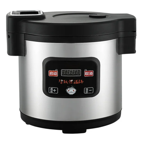 15L Electric Rice Cooker Heating Insulated Food Container Non-stick Inner Soup Warmer Kitchen Appliances For Sushi Restaurant — Generic