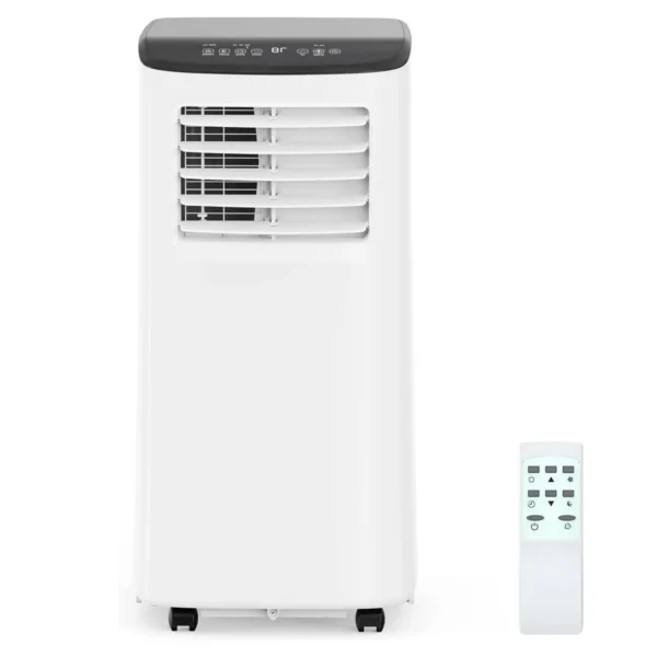 8,000 BTU Portable Air Conditioner, 3-in-1 Cooling,Dehumidifier & Fan,Quiet,Cools Rooms Up to 350 Sq.Ft with Remote,Sleep Mode — Generic