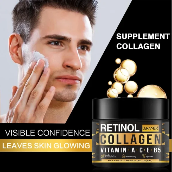Retinol Aging Removes Wrinkles Serum Pore Shrinking Serum Whitening Moisturizing Serum Pigment Spots Remove Face Firming Oil — Retinol
