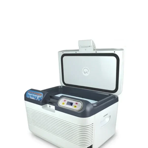 Desktop Electric 12V / 220V Mini Portable Refrigerator, Car Refrigerator, 2 Charging Methods And Portable Strap, Refrigerator — Desktop