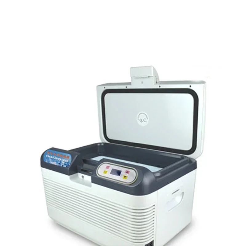 Desktop Electric 12V / 220V Mini Portable Refrigerator, Car Refrigerator, 2 Charging Methods And Portable Strap, Refrigerator — Desktop