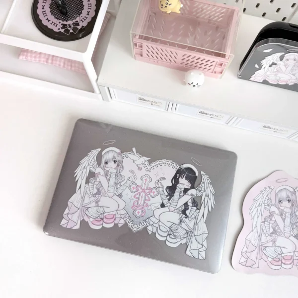 Angel Girl Glitter Case For Macbook Neo 13 2026 Air 15 M4 M3 Hard Case For Mac Book Pro 14 M1 M2 M5 14 16 Sleeve Accessories Y2K — MAC