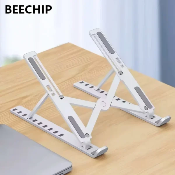 Foldable Laptop Stand Cooling Notebook Bracket Adjustable Ergonomic Laptop Support Base Holder Laptop Tablet Accessories Stands — Foldable