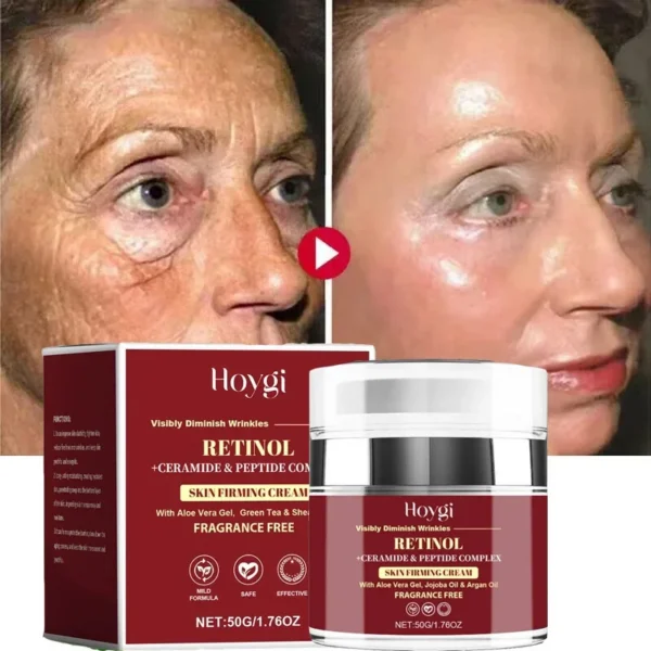 Retinol Anti-wrinkle Face Serum Instant Anti-Aging Lift Firming Fade Fine Line Moisturizing Brighten Skin Care For Men Women 50g — Retinol