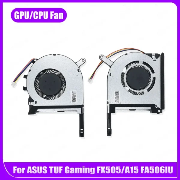 Laptop CPU GPU Cooling Fan Cooler Radiator for ASUS TUF Gaming FX505 A15 FA506IU FX506 FX506LU FX506LH Replacement Fan — Asus