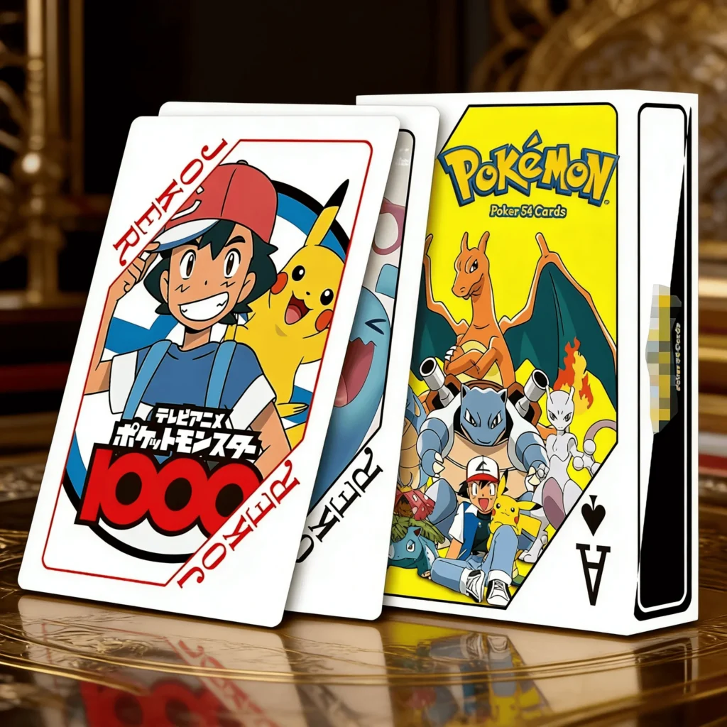 Pokemon Poker playing cards board games child kids toys Children toy deck card game set Cute Cartoon Pikachu Charizard Poke Ball — Pokemon