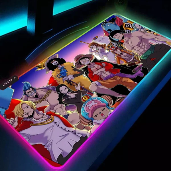 RGB Mouse Pad 90x40cm one piece Backlight Large Computer Gamer Gaming HD Print Accessories LED Mousepad Keyboard Desk Mat Carpet — RGB