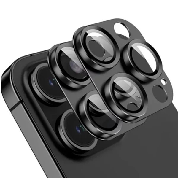 2PCS Metal Camera Lens Protector For IPhone 15 14 13 Pro Max Plus 12 Mini 15Pro IPone Tempered Glass Lens Full Cover Accessories — Generic