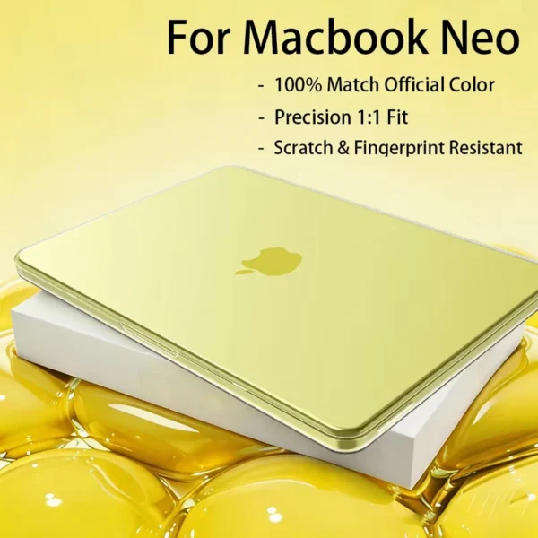 Laptop Case For MacBook Neo Case 13 inch 2026 100% Match Official Color Plastic Matte Hard Shell Case for A3404 — MAC