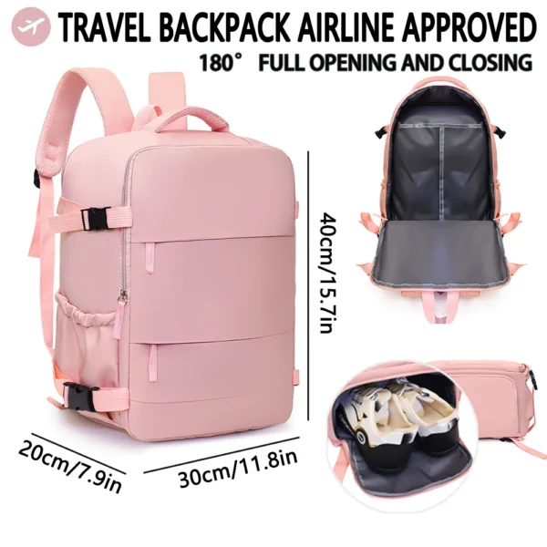 Travel Backpack Airline Approved Easyjet Wizz Air Large Capacity, Lightweight, Short Distance Business Travel Computer Backpack — Travel