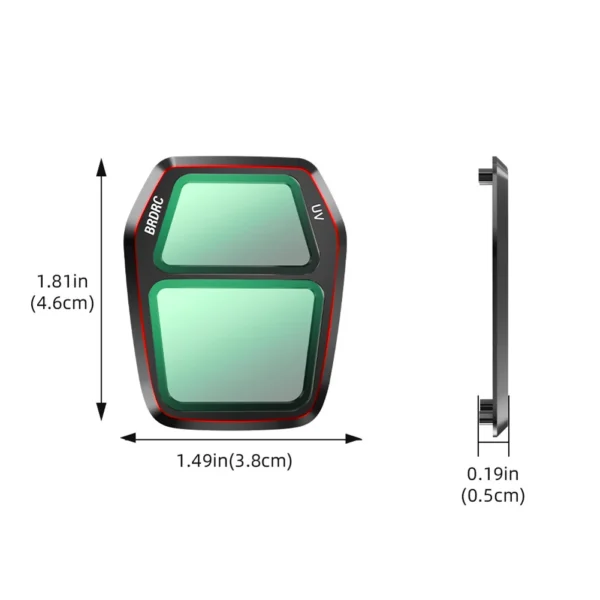For Air 3S Lens Camera Lens Filter Set Optical Glass Polarizer Neutral Density Filter Kit Camera Filter Accessories — For