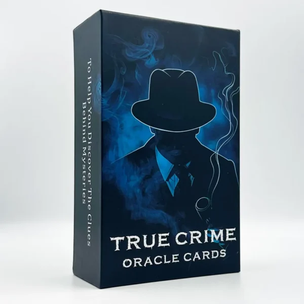 12x7cm True Crime Oracle Deck 80-cards, Divination Taro in Box Card Games — Generic