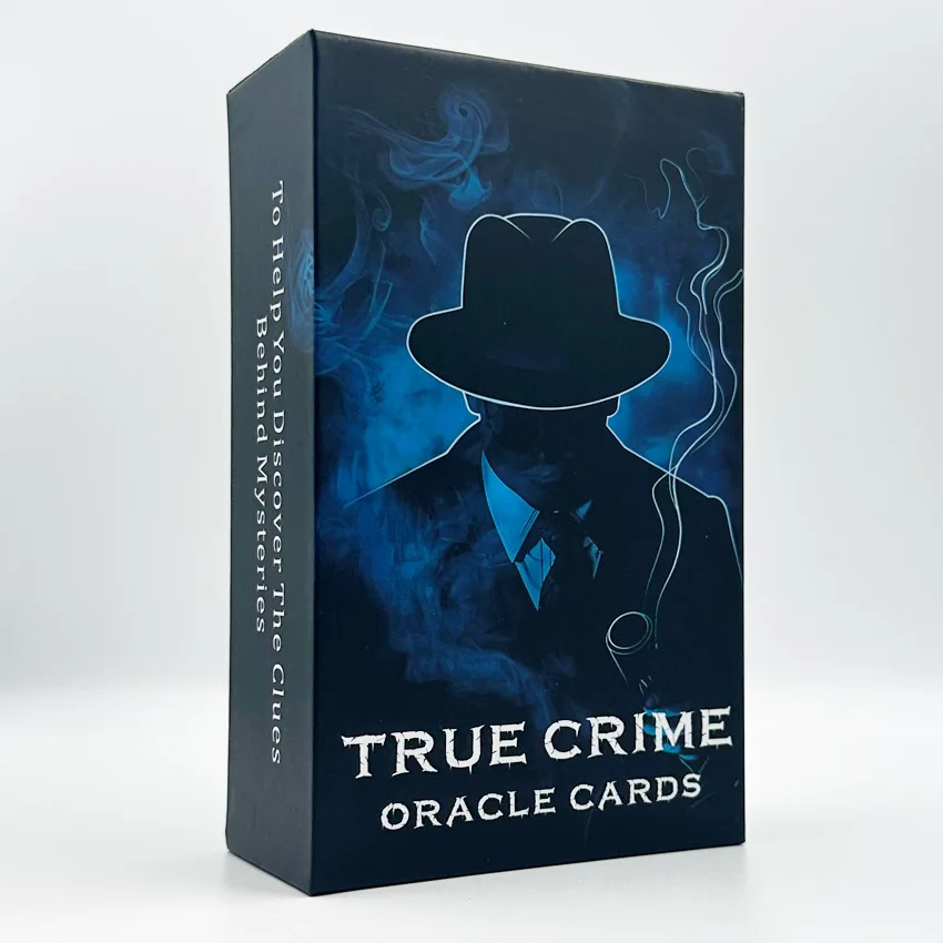 12x7cm True Crime Oracle Deck 80-cards, Divination Taro in Box Card Games — Generic