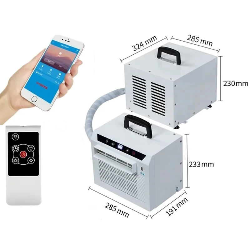 Split Mobile Air Conditioner Car Air Conditioner Portable Home Air Conditioner Free Installation Camping Tent 3000BTU — Split