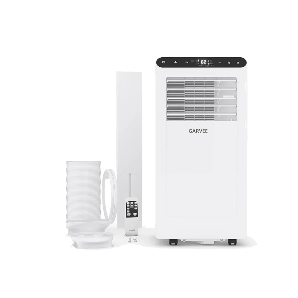 8000 BTU Portable Air Conditioner, Quiet 3-in-1 Indoor AC Combining Cooling, Dehumidification, 24H Timer,Complete Window Kit — Generic