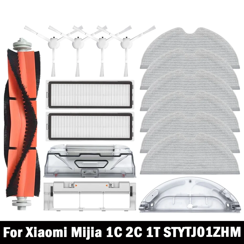 For Xiaomi Mijia 1C 1T Mi Robot Vacuum Mop Dreame F9 Hepa Filter Main Side Brush Mop Cloth Robotic Vacuum Cleaner Accessories — Xiaomi