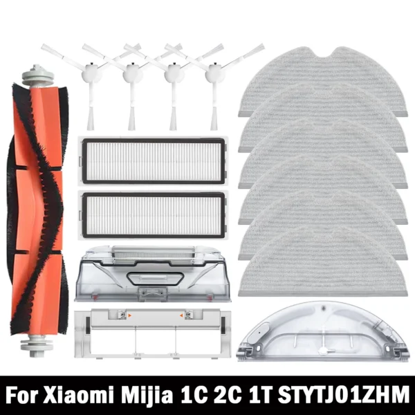 For Xiaomi Mijia 1C 1T Mi Robot Vacuum Mop Dreame F9 Hepa Filter Main Side Brush Mop Cloth Robotic Vacuum Cleaner Accessories — Xiaomi