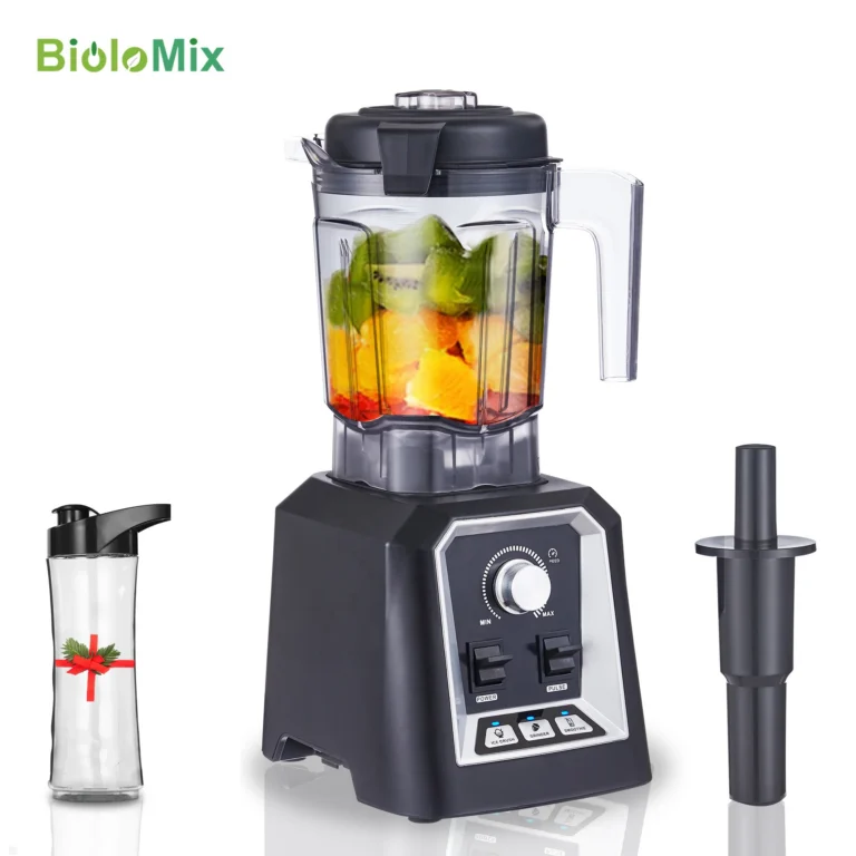 BioloMix Automatic Program Professional Kitchen Smoothie Blender BPA FREE 2L Low-profile Jar Food Mixer Juicer Ice Crusher — BioloMix